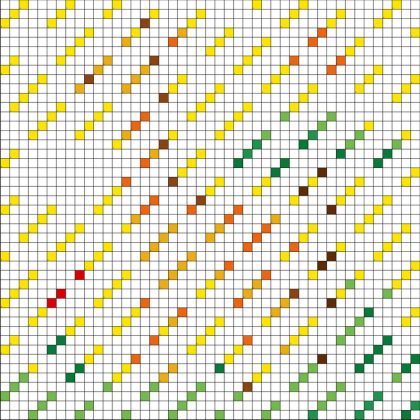 Giraffe - Free PDF Pixel Color By Number Page