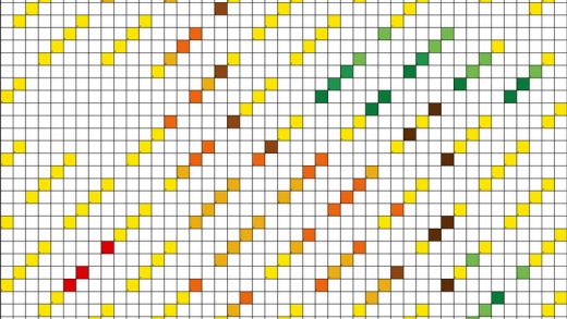 Giraffe - Free PDF Pixel Color By Number Page