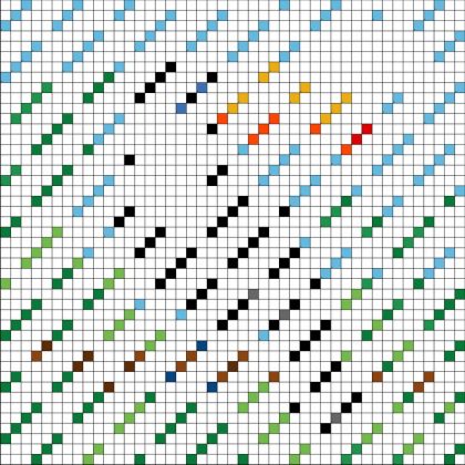 Toucan - Free PDF Pixel Color By Number Page