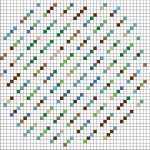 Mandala (Tranquillity and Harmony) - Free PDF Pixel Color By Number Page