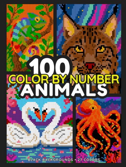 100 Animals - Color-By-Number