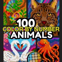 100 Animals - Color-By-Number