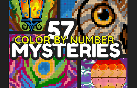 57 Mysteries - Color-By-Number