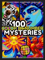 100 Mosaic Mysteries (Solar Edition) – Color By Number Book for Teens and Adults