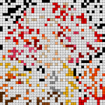 Mushroom - Free PDF Pixel Color By Number Page